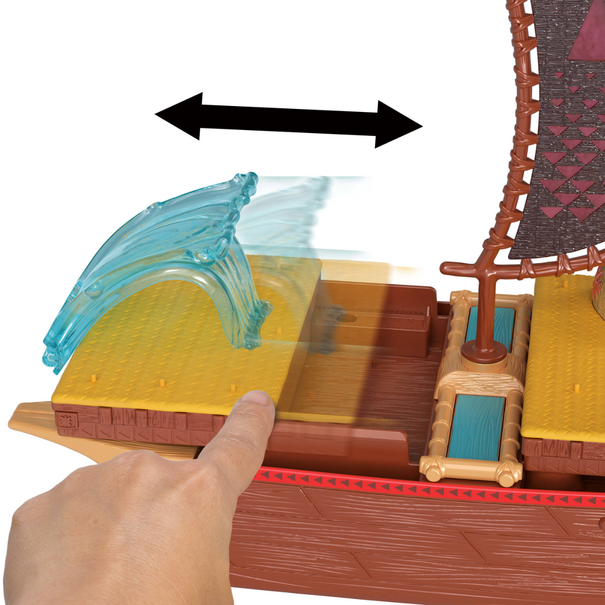 Moana 2 Set Canoa de Aventuras