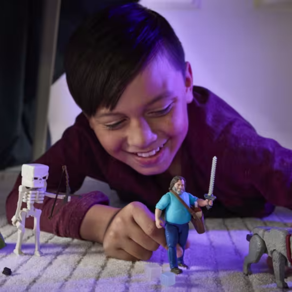 Minecraft | Figura De Acción De 10,16Cm Y Accesorios