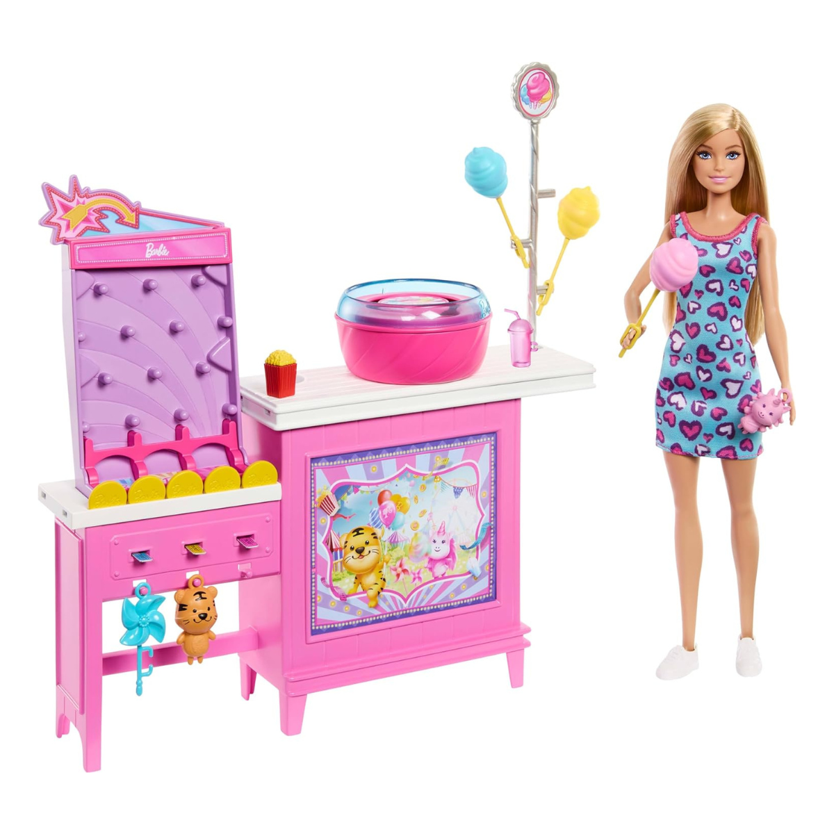 Barbie | Detective Barbie Misterio en la Playa: Set Juego y Algodón de Azúcar