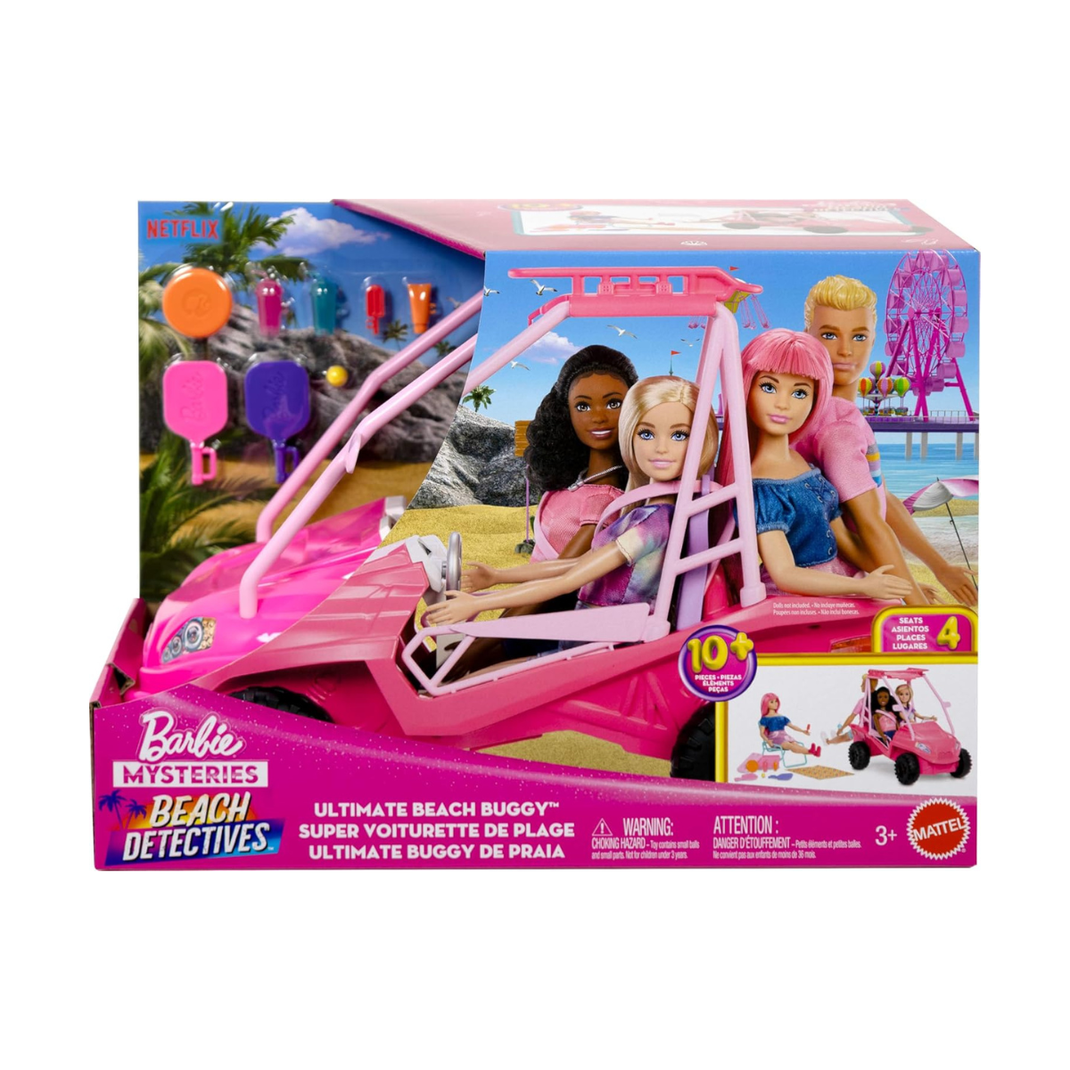 Barbie | Detective Barbie Misterio en la Playa: Coche Buggy