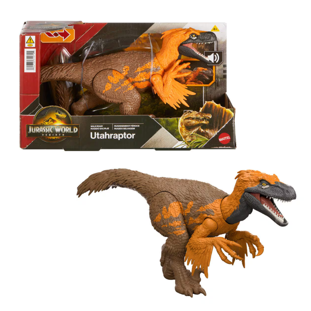 Jurassic World | Dinosaurio de Juguete Rebirth Rugido Salvaje