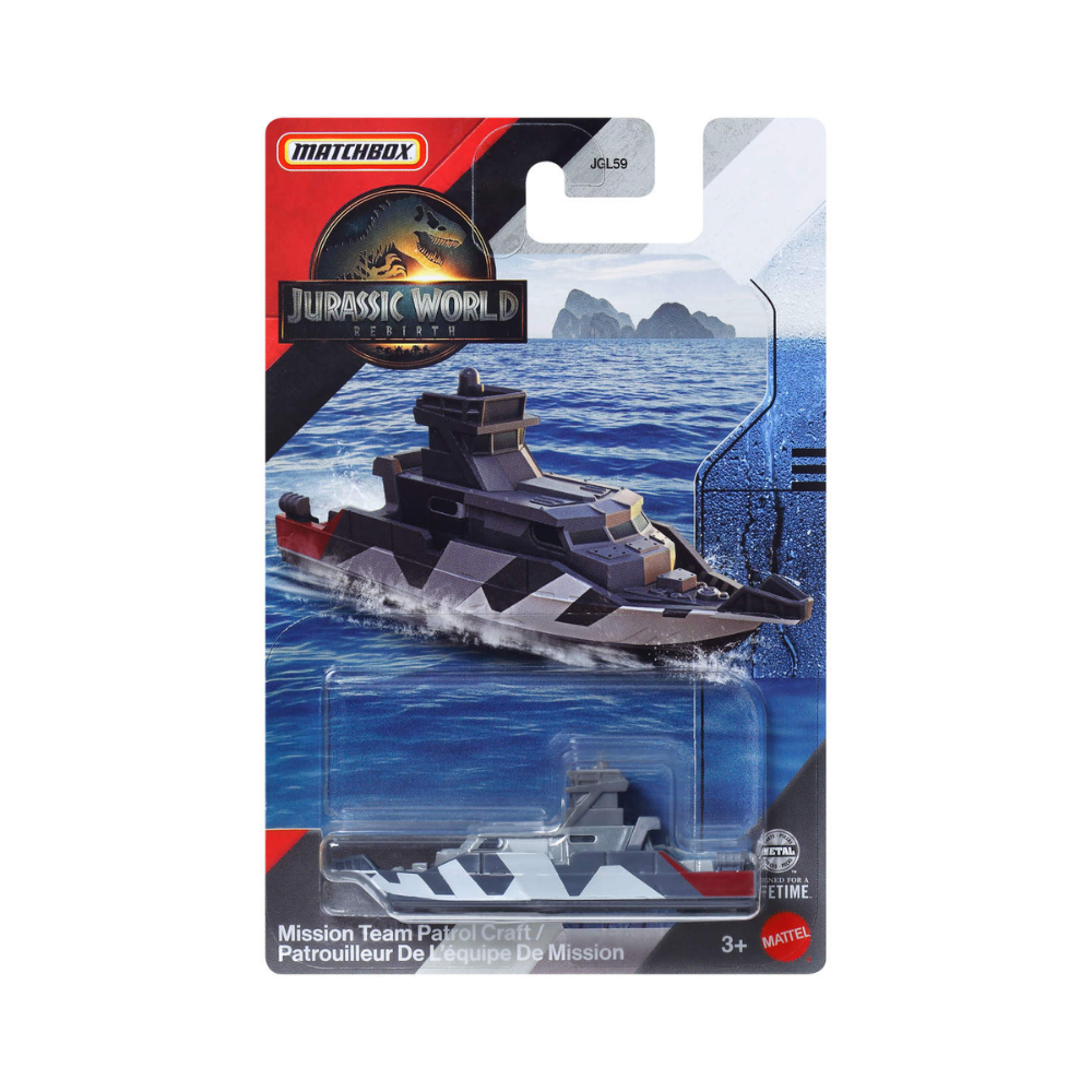 Jurassic World | Matchbox Vehículo De Juguete  Auto Básico
