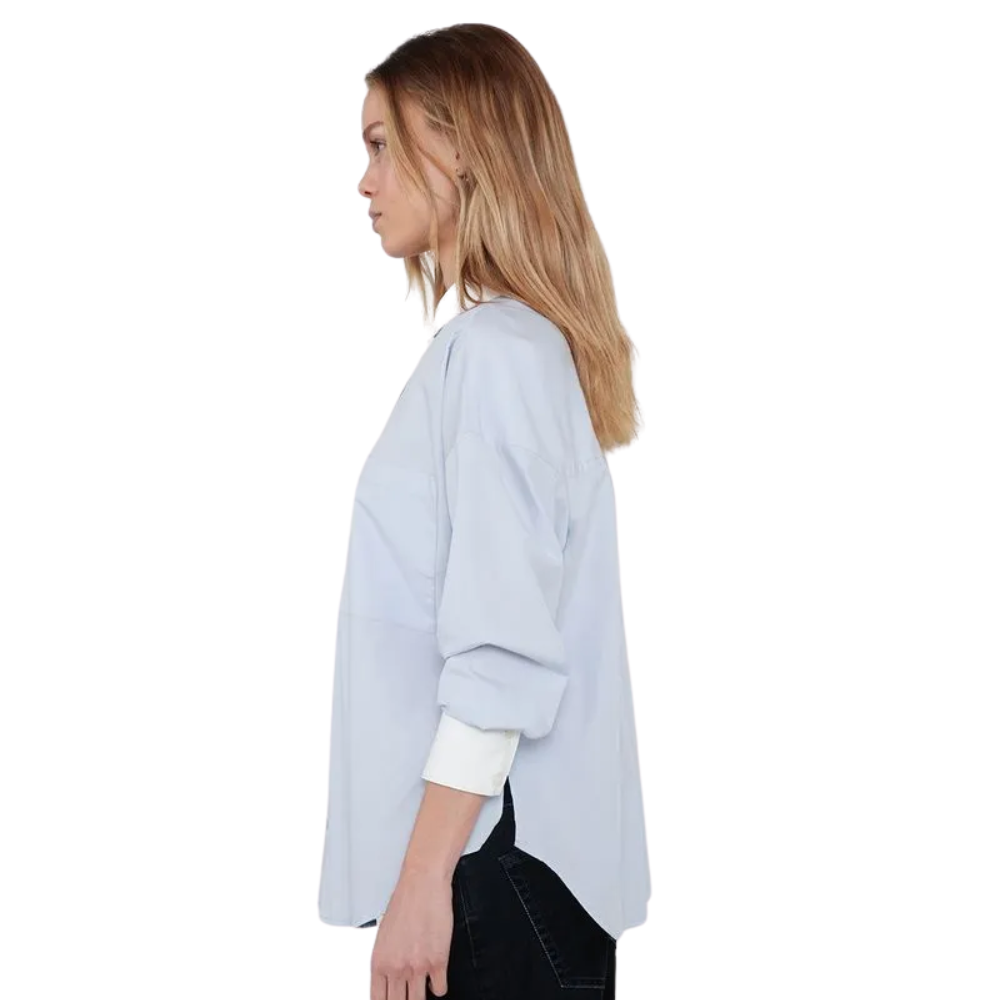 Naf Naf  |  Camisa con cuello en contraste