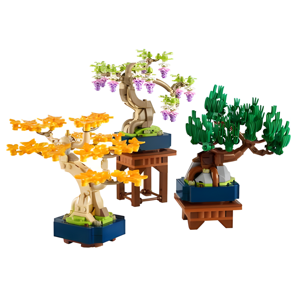 Lego | Set Construible de Tres Mini Bonsáis