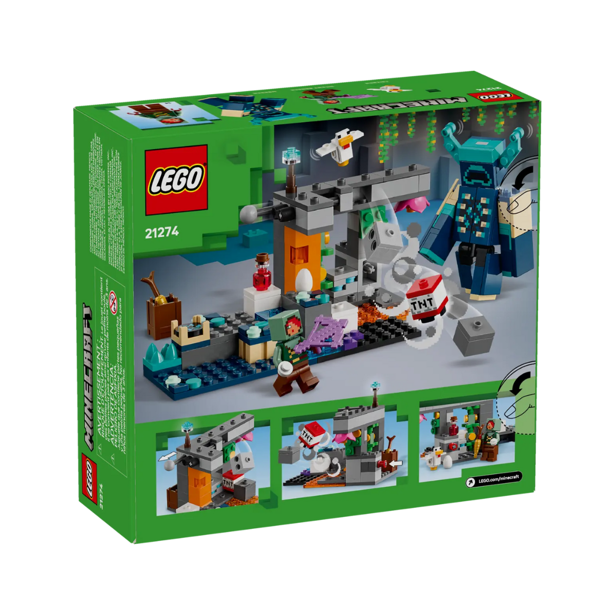 Lego | Minecraaft The Warden Encounter