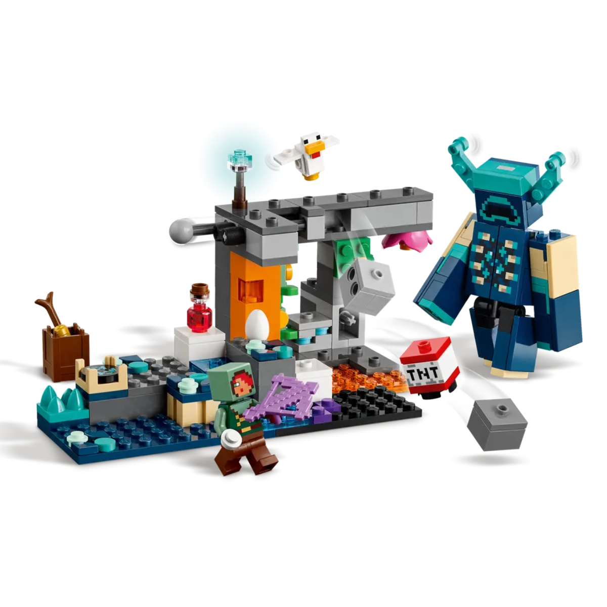 Lego | Minecraaft The Warden Encounter