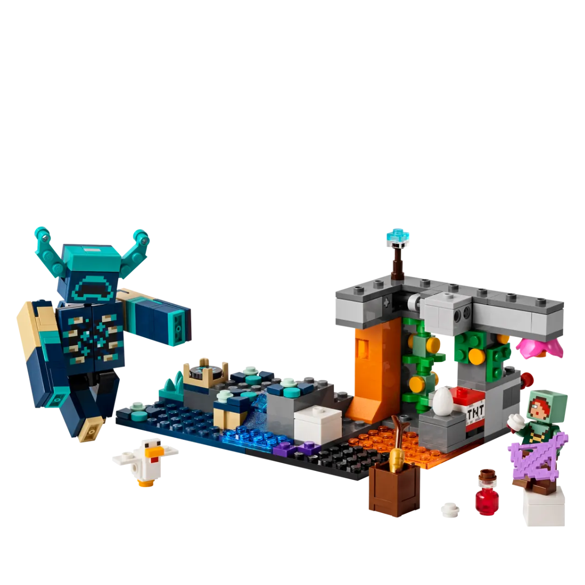 Lego | Minecraaft The Warden Encounter