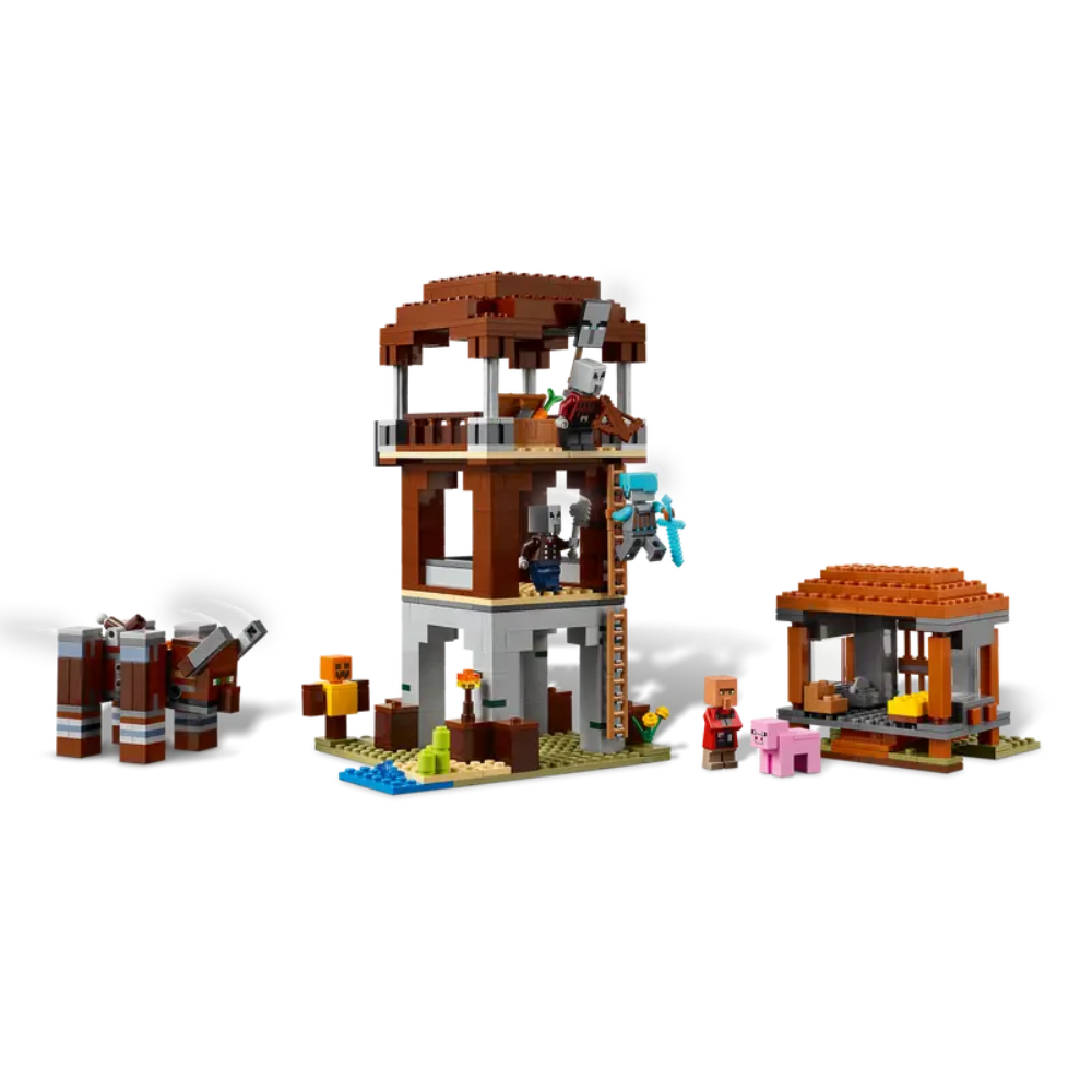 Lego | Minecraft - El Puesto de Saqueadores y Devastador