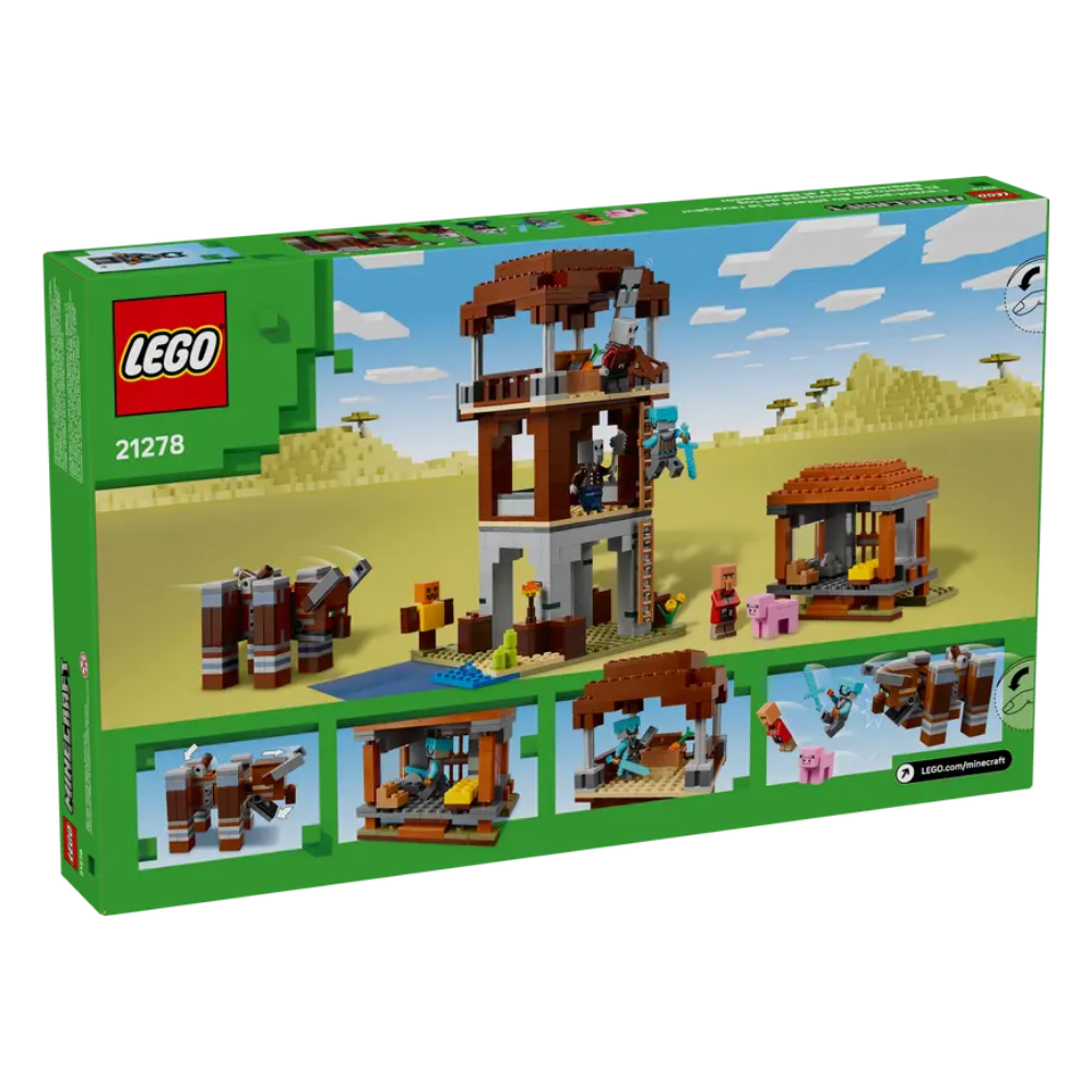 Lego | Minecraft - El Puesto de Saqueadores y Devastador