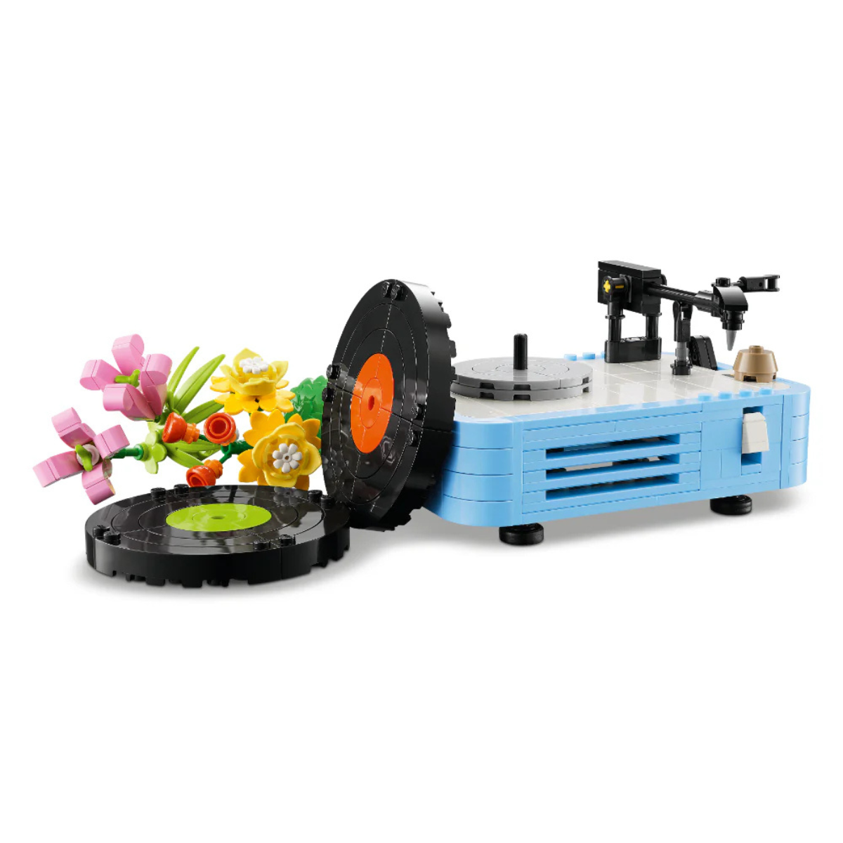 Lego | Tocadiscos con Flores