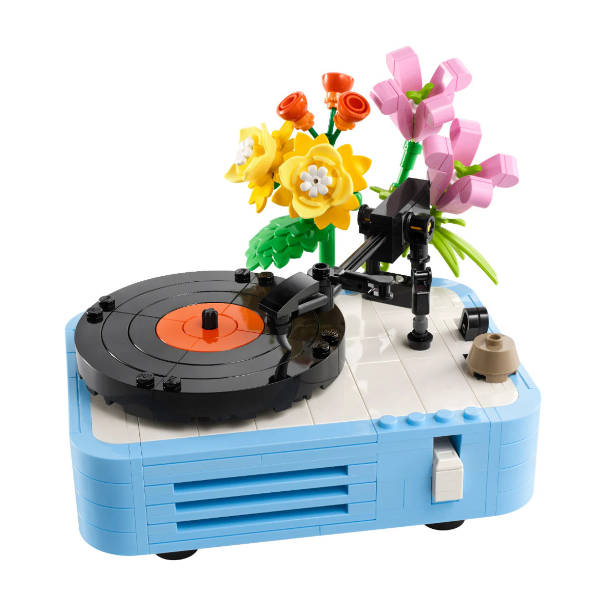 Lego | Tocadiscos con Flores