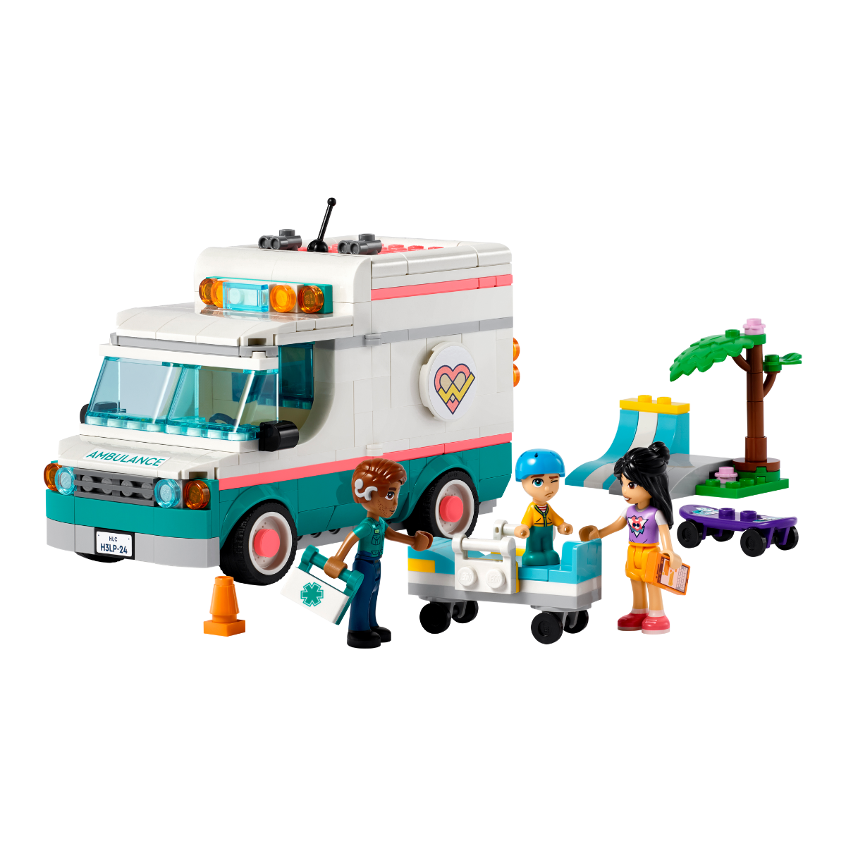 BARBIE AMBULANCIA Y HOSPITAL Jugueteria reliable Leo