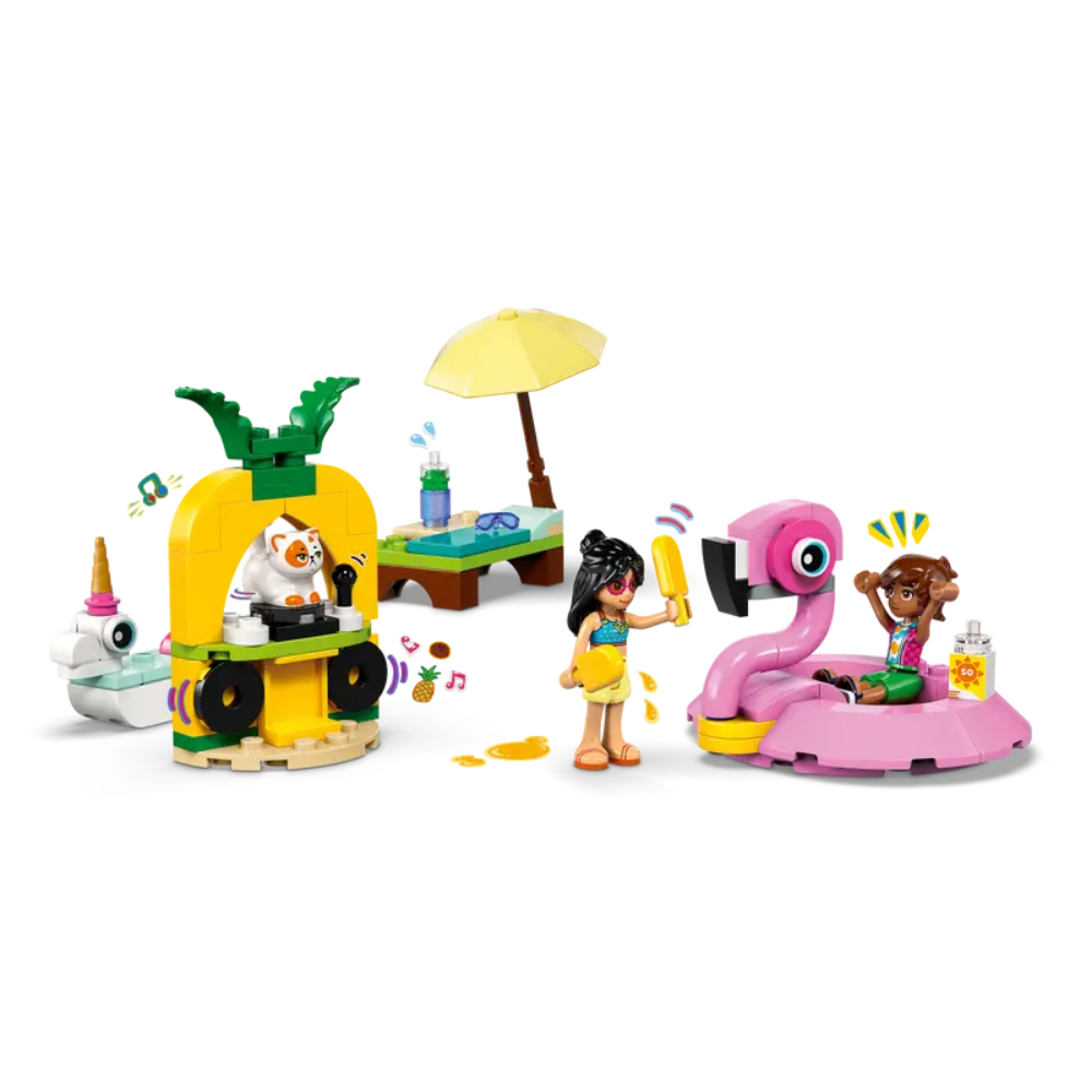 Lego | Fiesta en la Piscina con Flamenco y Unicornio