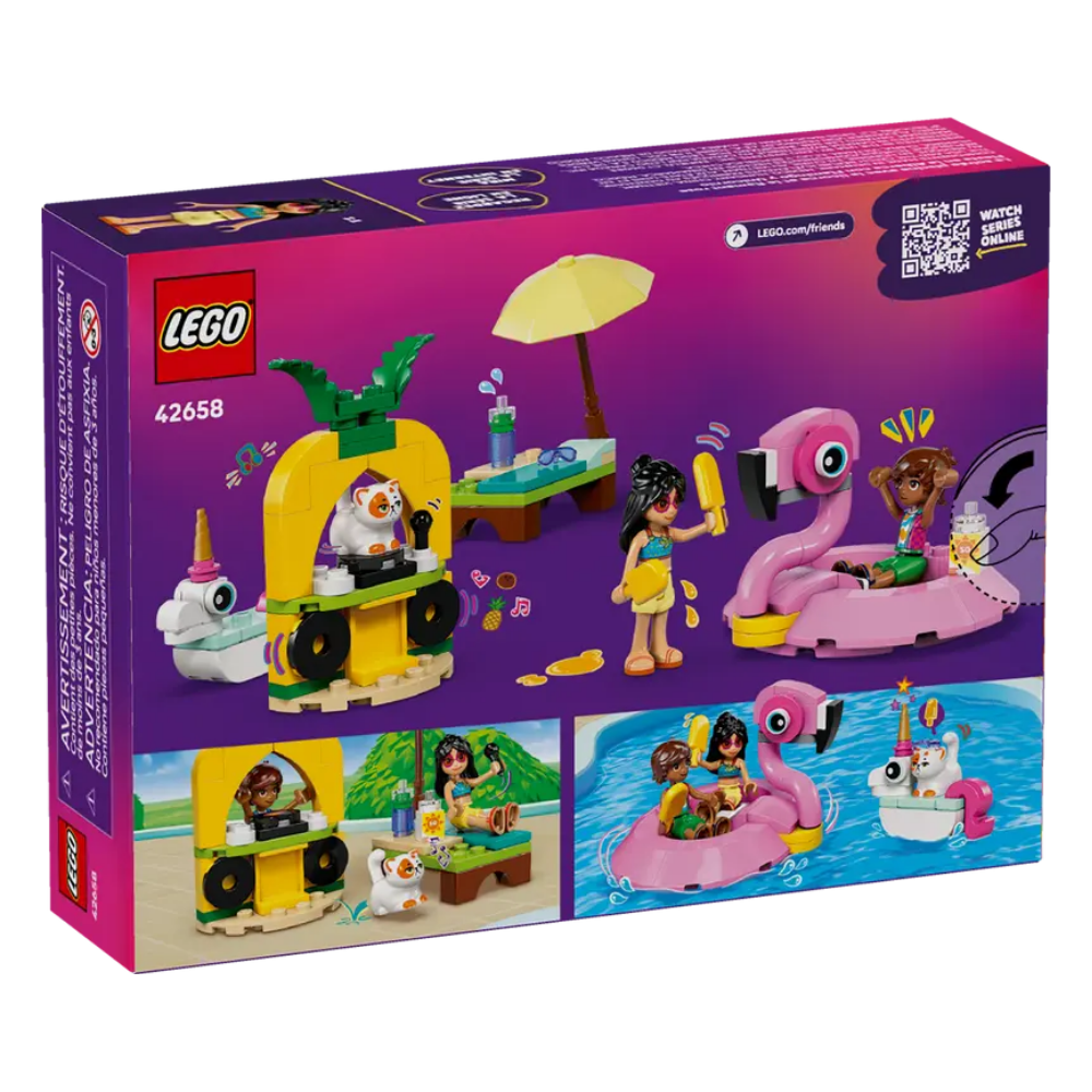 Lego | Fiesta en la Piscina con Flamenco y Unicornio