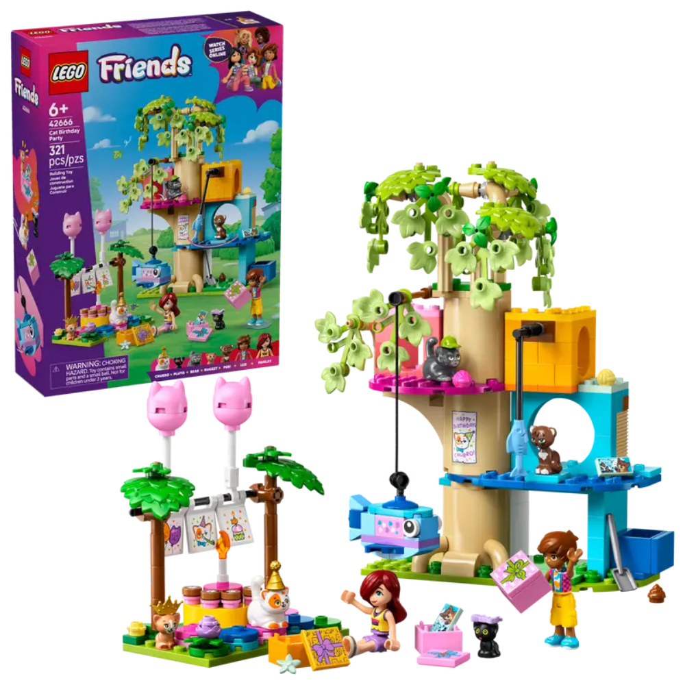Lego | Fiesta de Cumpleaños y Casa del Árbol Felina