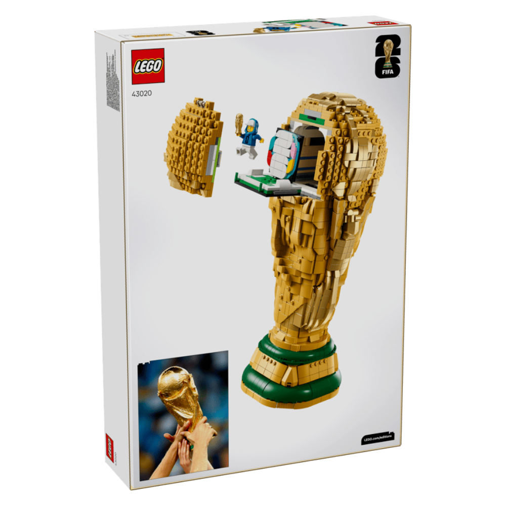 Trofeo Oficial Copa Mundial FIFA LEGO - 2842 piezas decoración futbolística