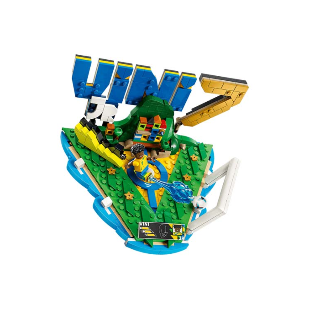 Vinicius Jr LEGO Fenómenos Del Fútbol 43027 - set completo vista frontal