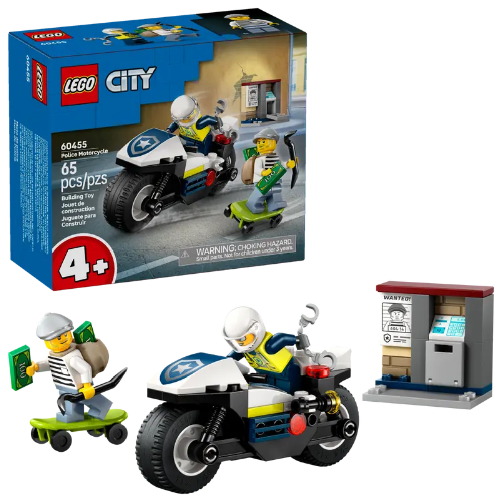 Lego | Persecución en Moto de Policía