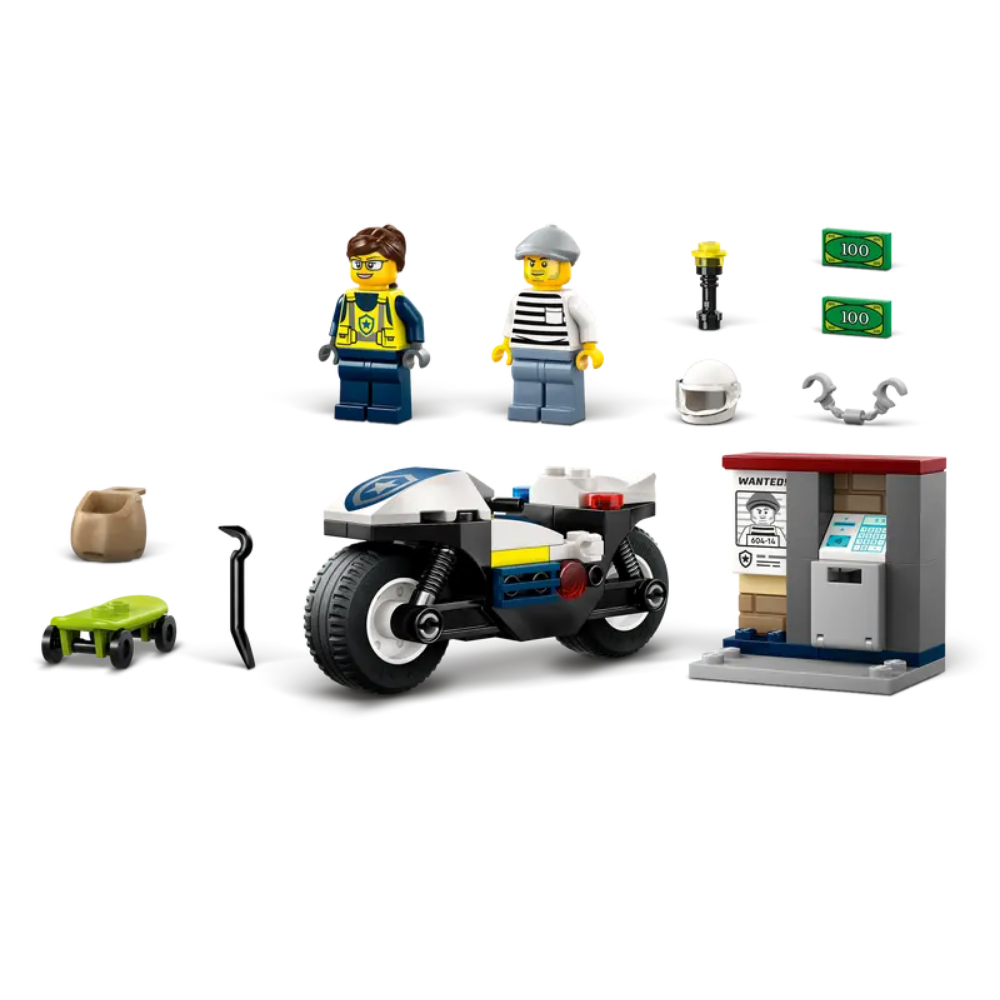 Lego | Persecución en Moto de Policía