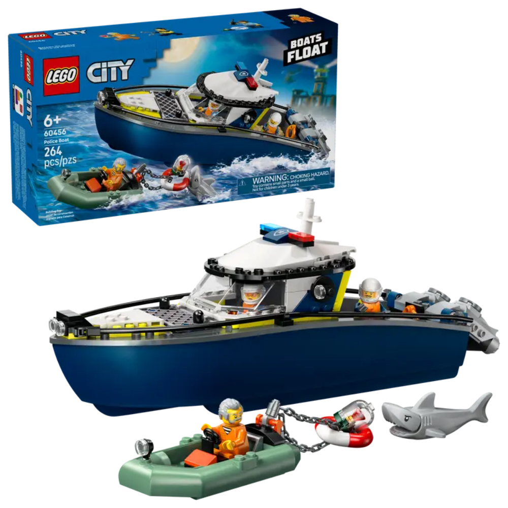 Lego | Persecución en Barco de Policía