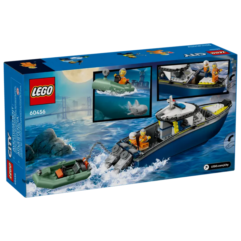 Lego | Persecución en Barco de Policía