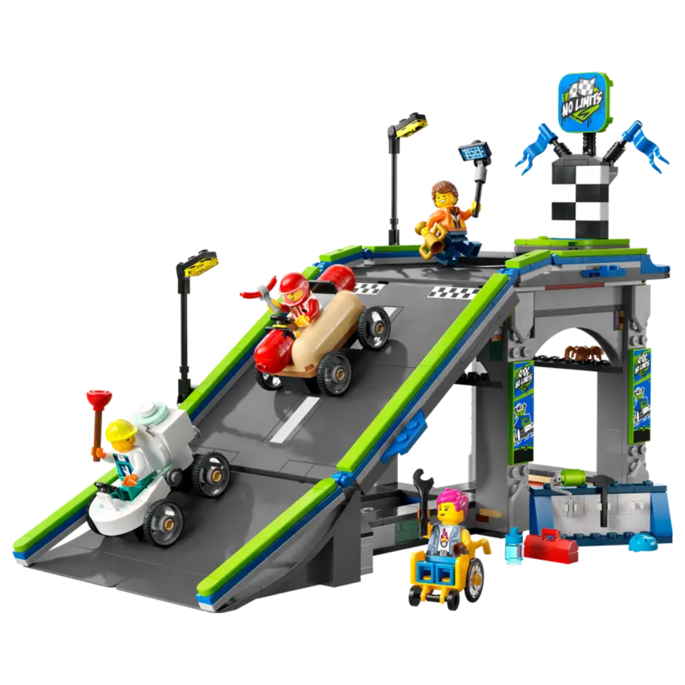 Lego | Sin Límites: Rampa de Aceleración para Coches de Carreras