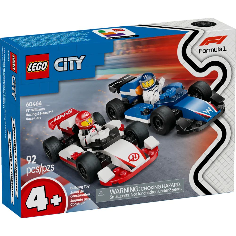 Lego | F1® Williams Racing & Haas F1® Race Cars - Felix Online