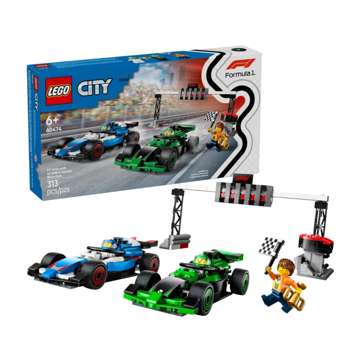 Lego | F1® Grid with VCARB & Sauber Race Cars