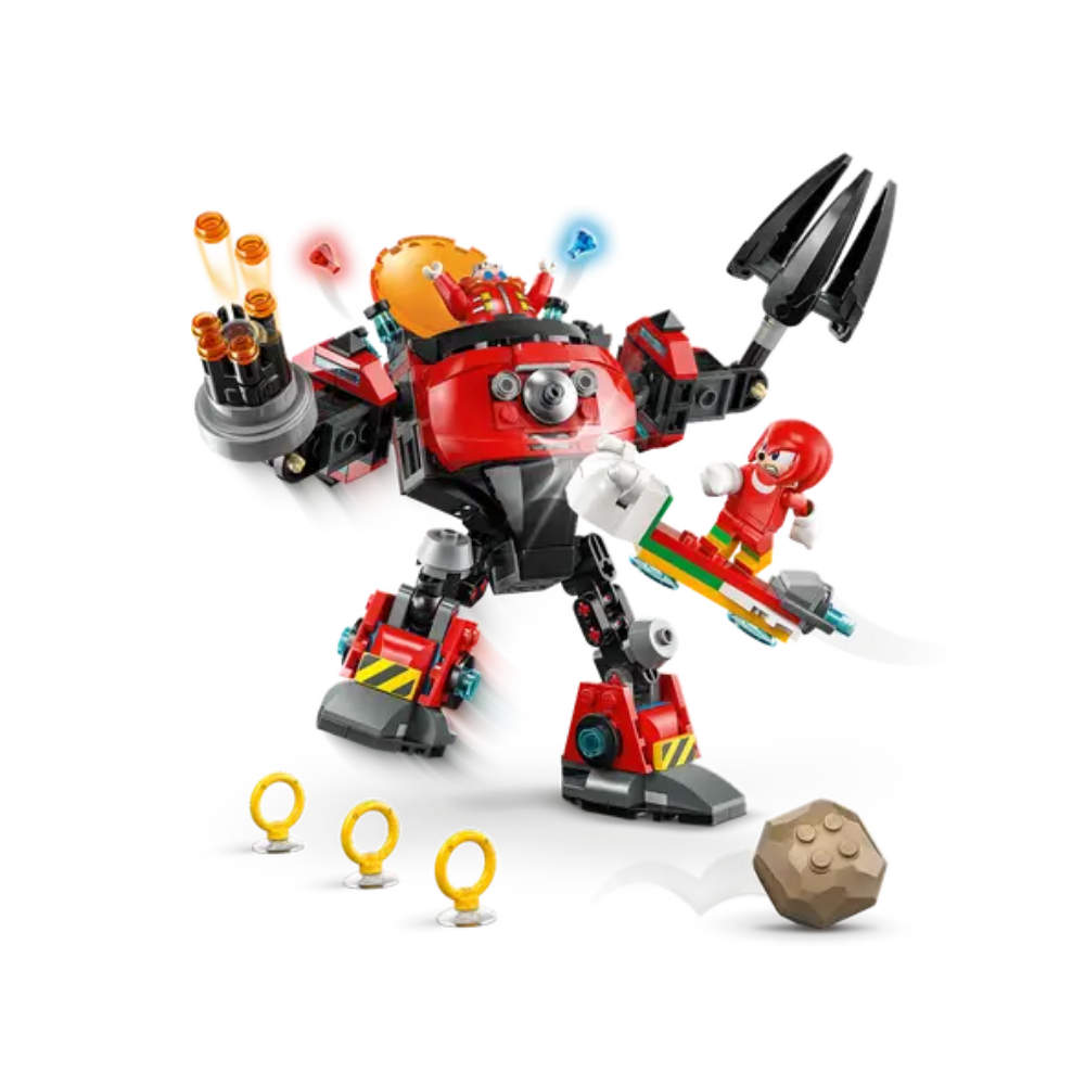 Lego | Knuckles vs. Meca Egg Crusher del Dr. Eggman
