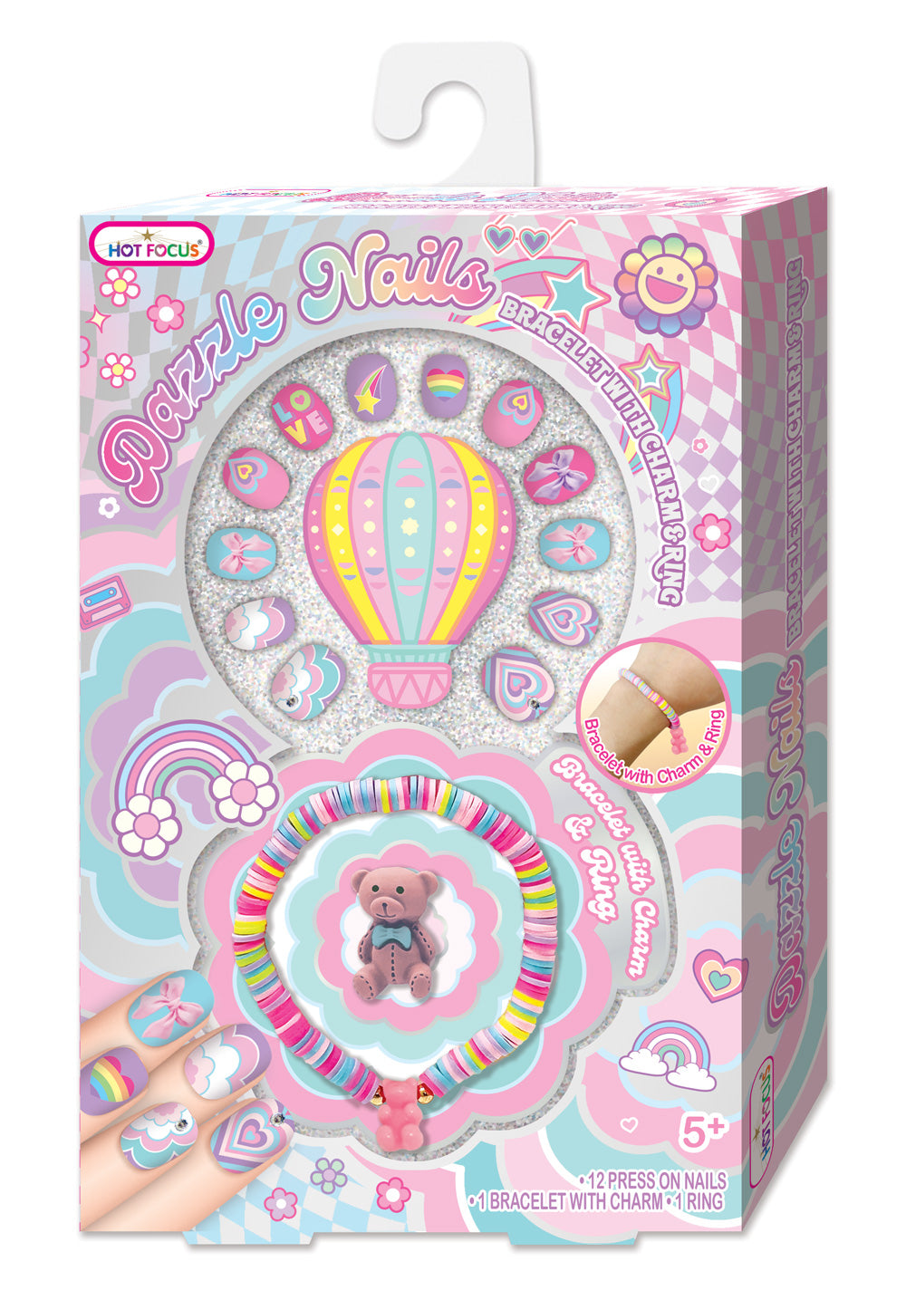 Hot Focus | Dazzle Nails Rainbow