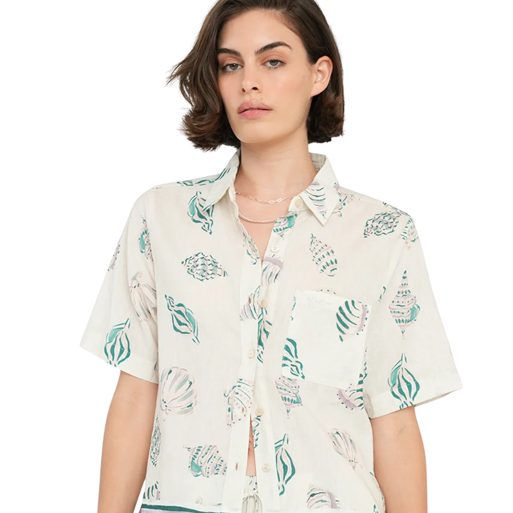 Naf Naf | Camisa Manga Corta Con Estampado Marino