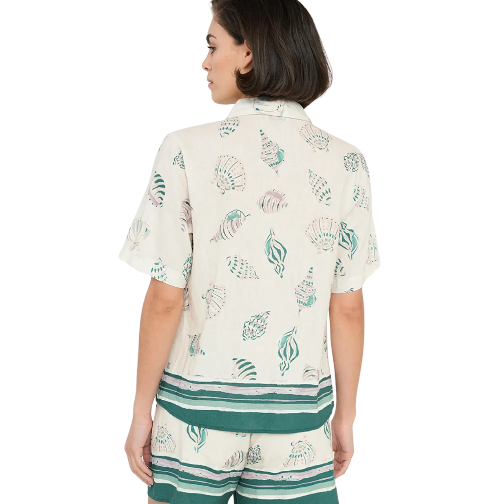 Naf Naf | Camisa Manga Corta Con Estampado Marino
