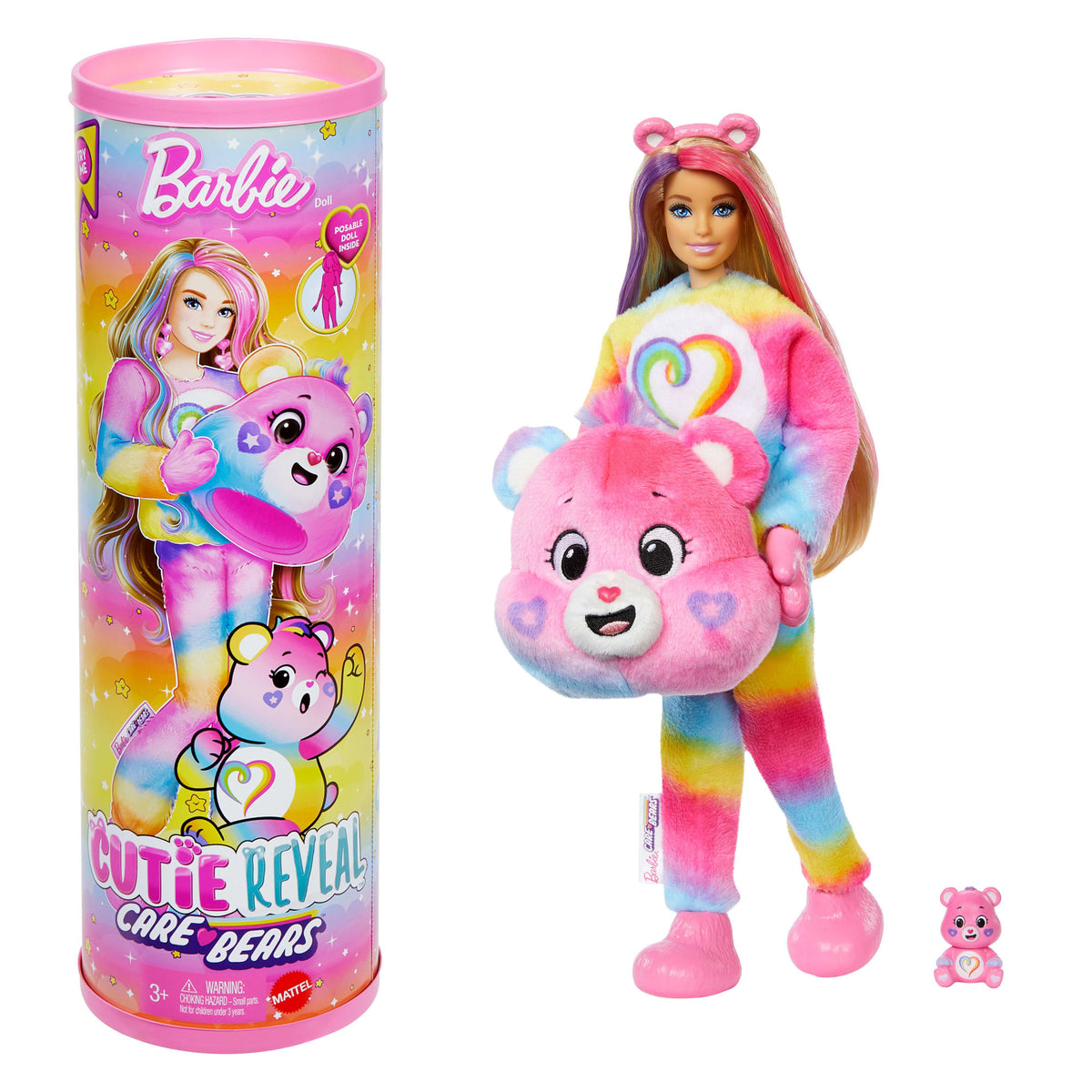 Barbie | Muñeca Cutie Reveal Sorpresa con disfraz de peluche