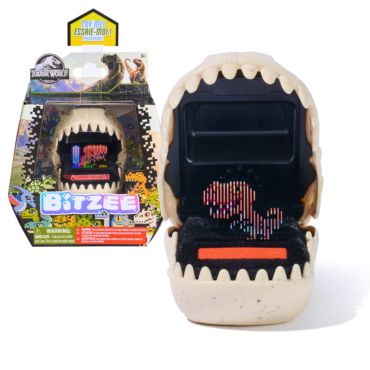 Bitzee | Mascota digital Jurassic World con 25 dinosaurios