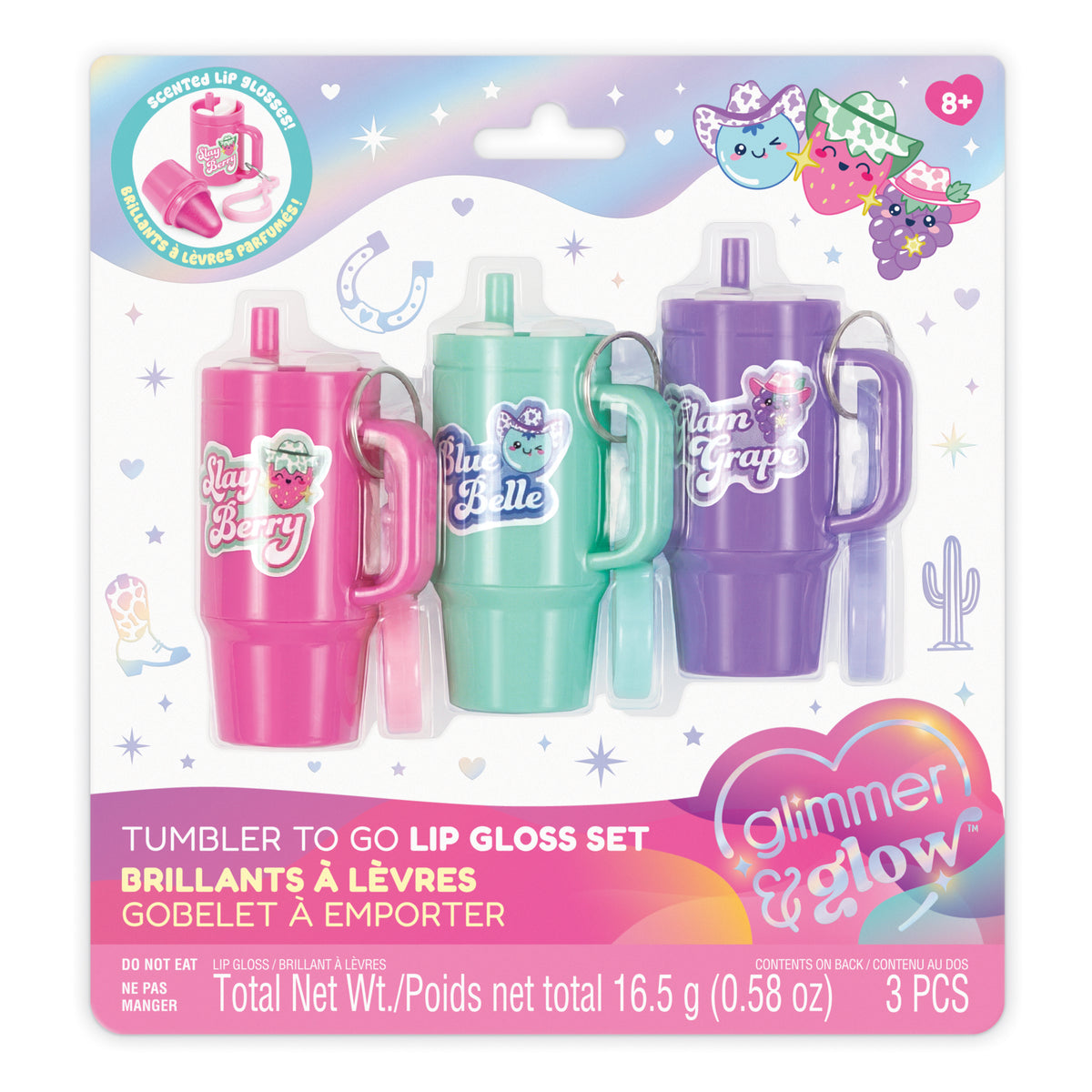 Make It Real | Set de brillos labiales Tumbler To Go Glimmer & Glow