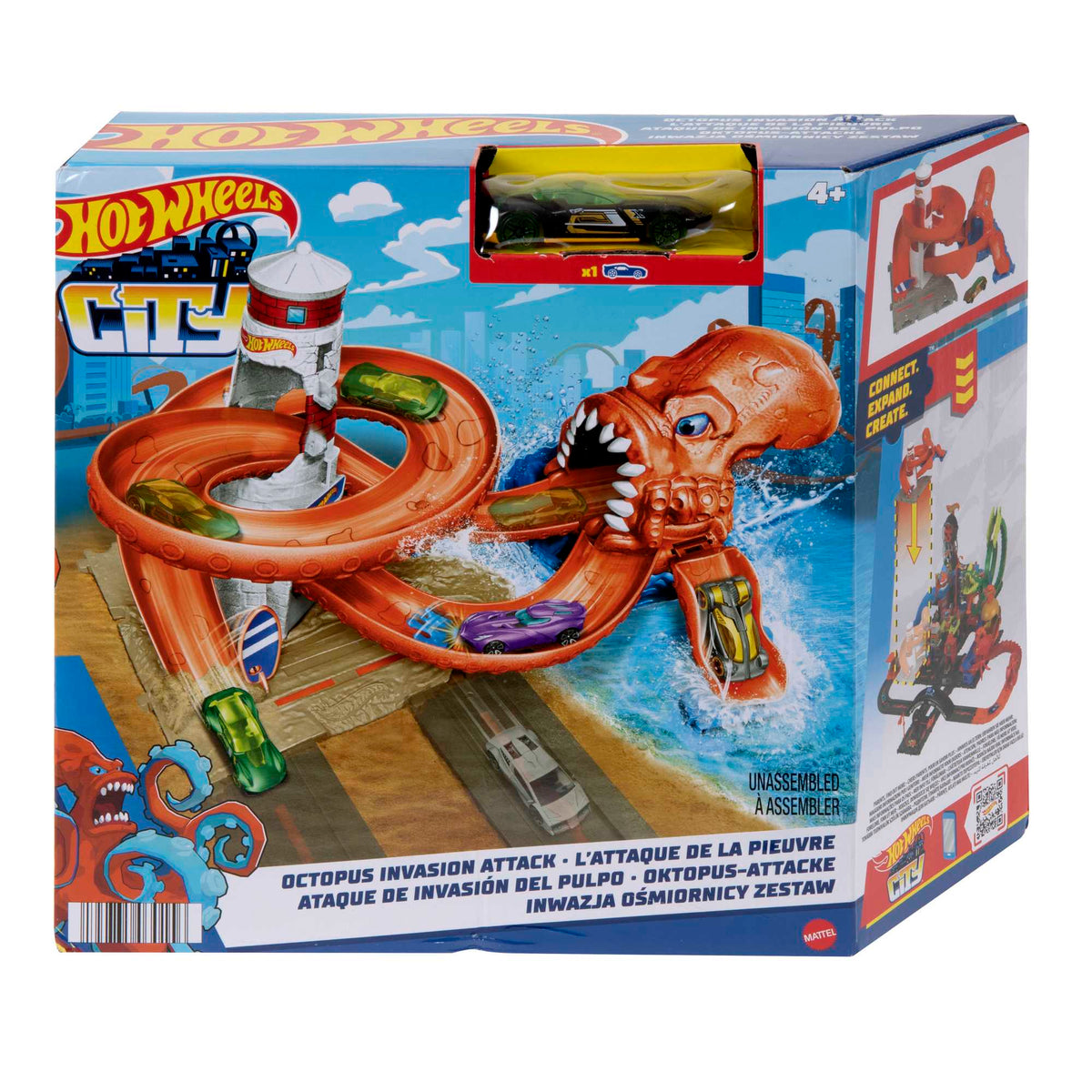 Hot Wheels | Pista City Ataque de Invasión del Pulpo