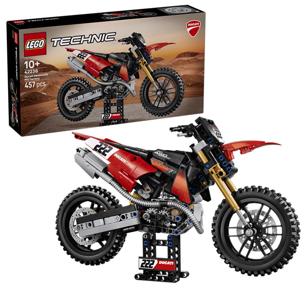 LEGO Technic | Ducati Desmo450 MX Factory, 457 piezas
