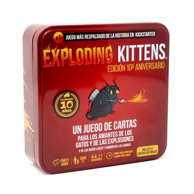 Exploding Kittens | Juego de cartas Exploding Kittens 10.º aniversario