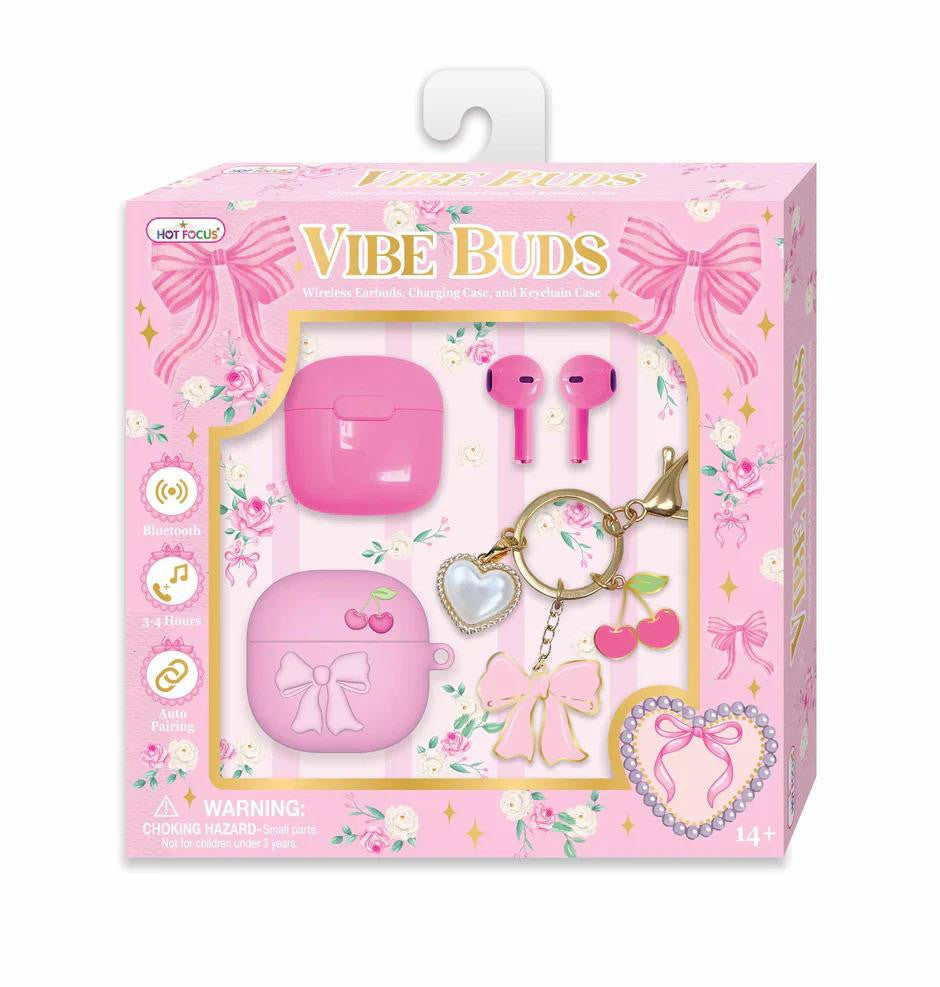 Hot Focus | Audífonos inalámbricos Vibe Buds Bowtiful
