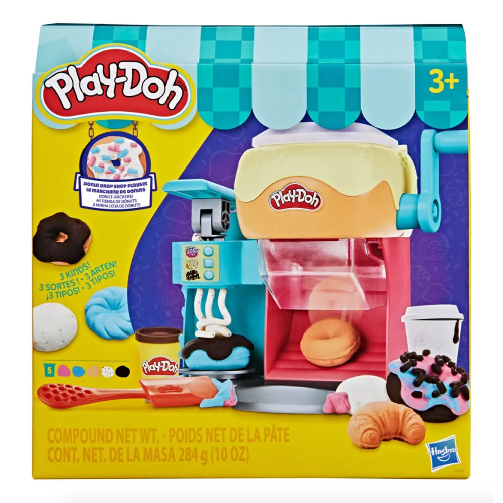 Play-Doh | Tienda de donas Donut Drop Shop con masa y accesorios