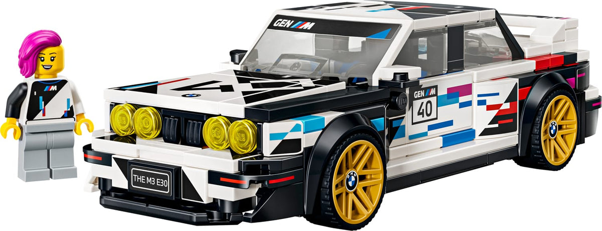 LEGO Speed Champions | BMW M3 E30 para construir, 358 piezas