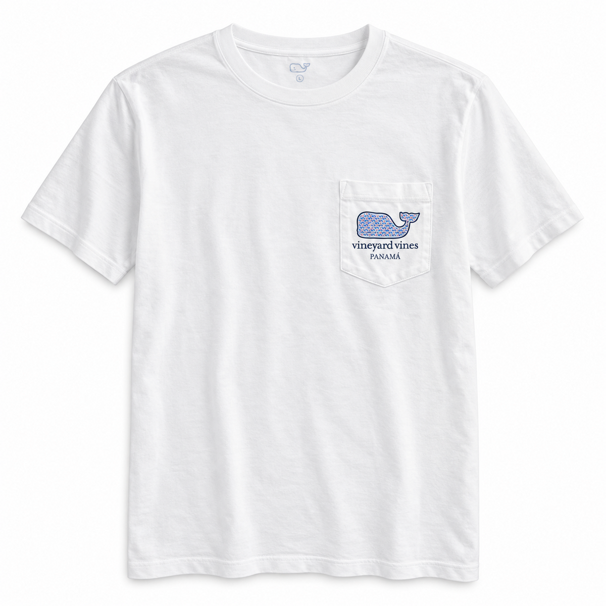 Vineyard Vines | Camiseta Panamá Whale de Manga Corta para Hombre