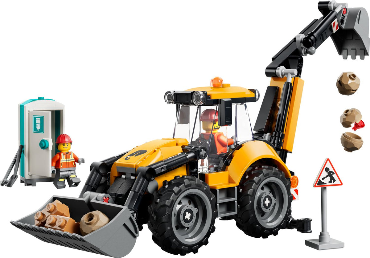 LEGO City | Retroexcavadora para construir, 301 piezas