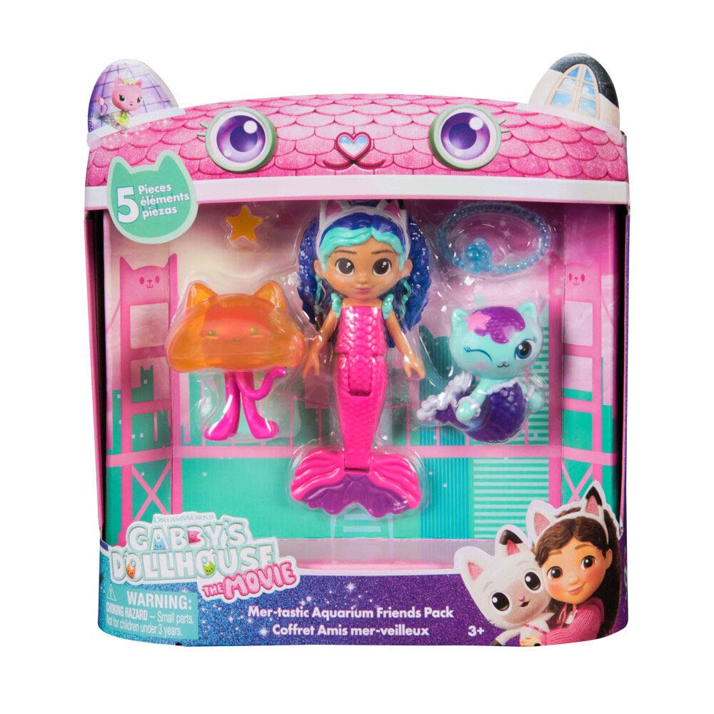 Gabby’s Dollhouse | Pack de figuras Mer-Tastic Aquarium Friends