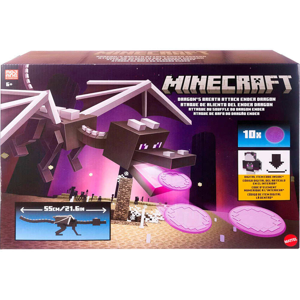 Minecraft | Figura Enderdragón Dragon’s Breath Attack de 8 cm