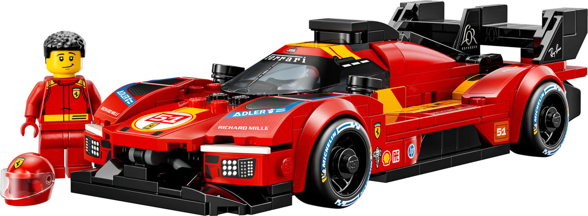 LEGO Speed Champions | Ferrari 499P para construir, 333 piezas