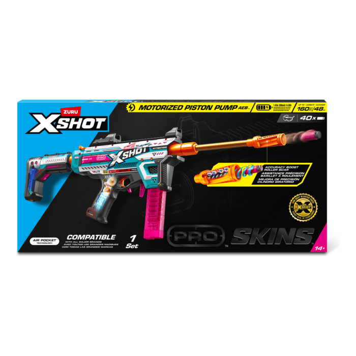 X-Shot | Lanzador Pro Motorized Piston Pump