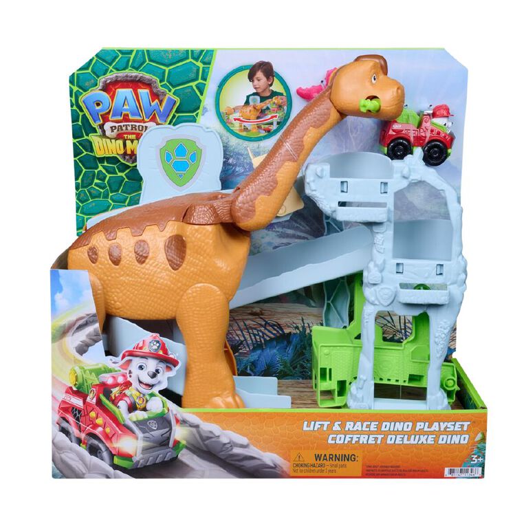 Paw Patrol | Pista de dinosaurios Lift & Race con Marshall