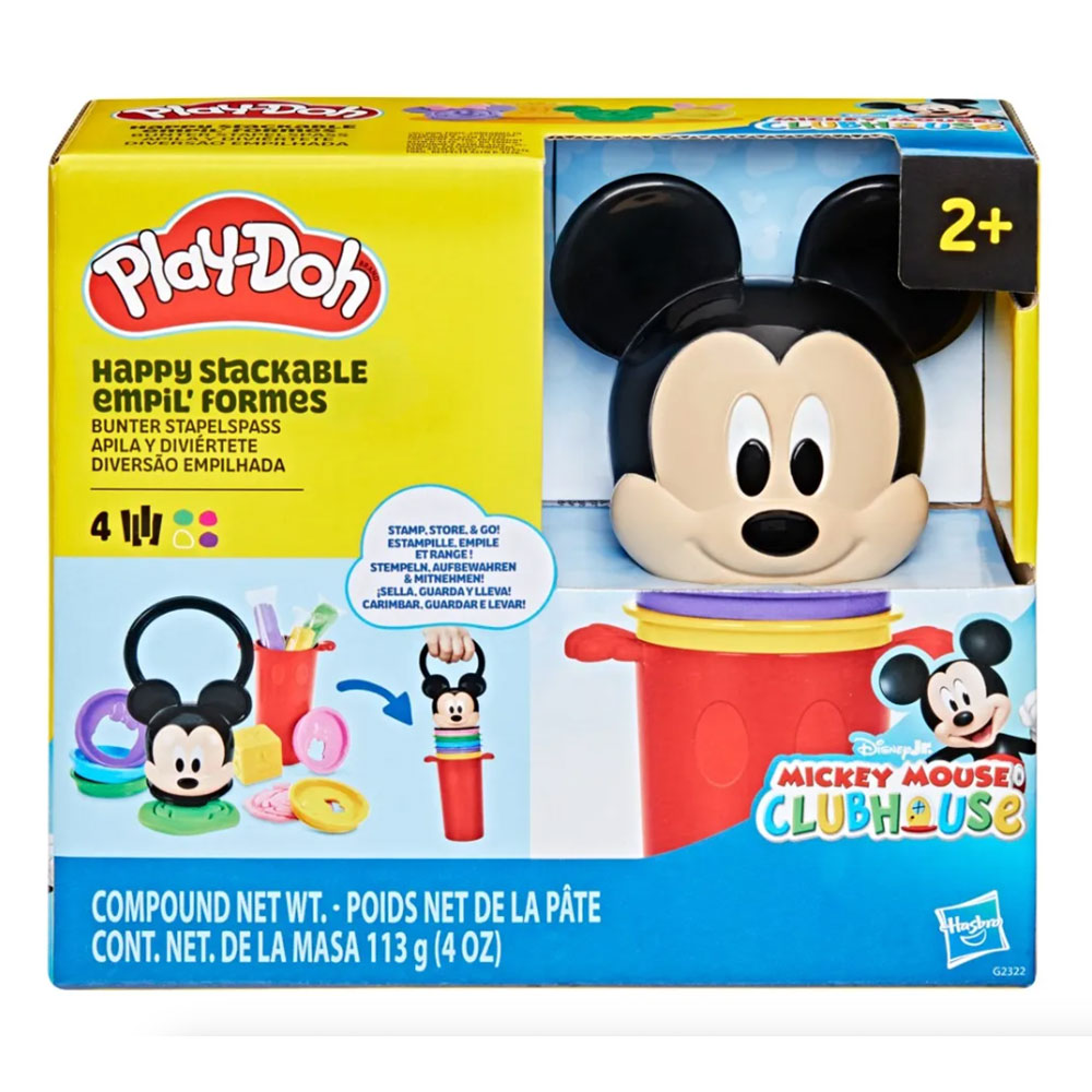 Play-Doh | Mini kit de masa Disney Junior Happy Stackable