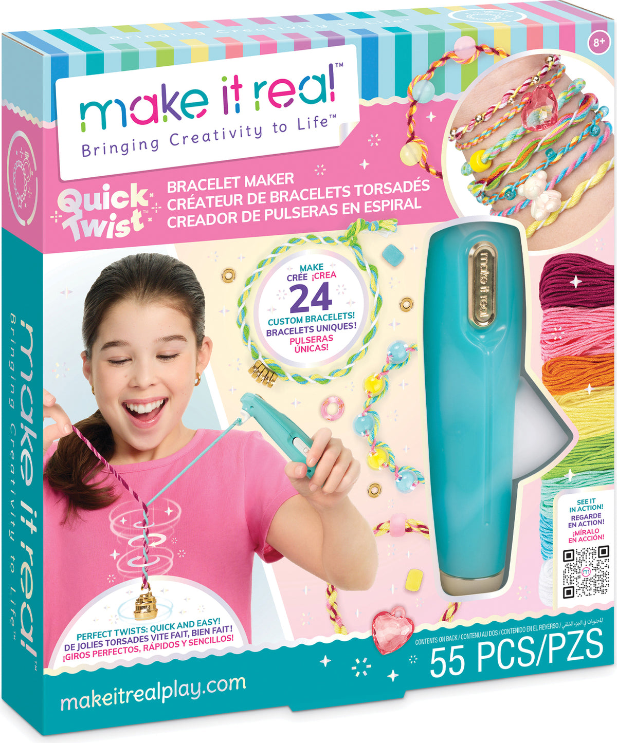 Make It Real | Telar Quick Twist para crear hasta 24 pulseras